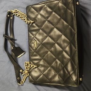 Kate Spade Black Quilted Handbag